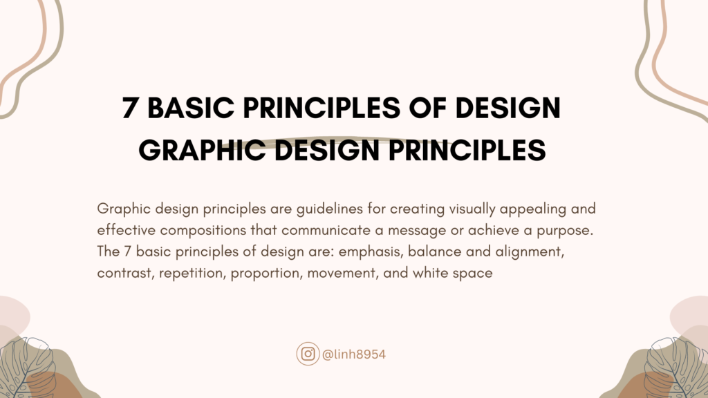 7 basic principles of design graphic design principles featured image