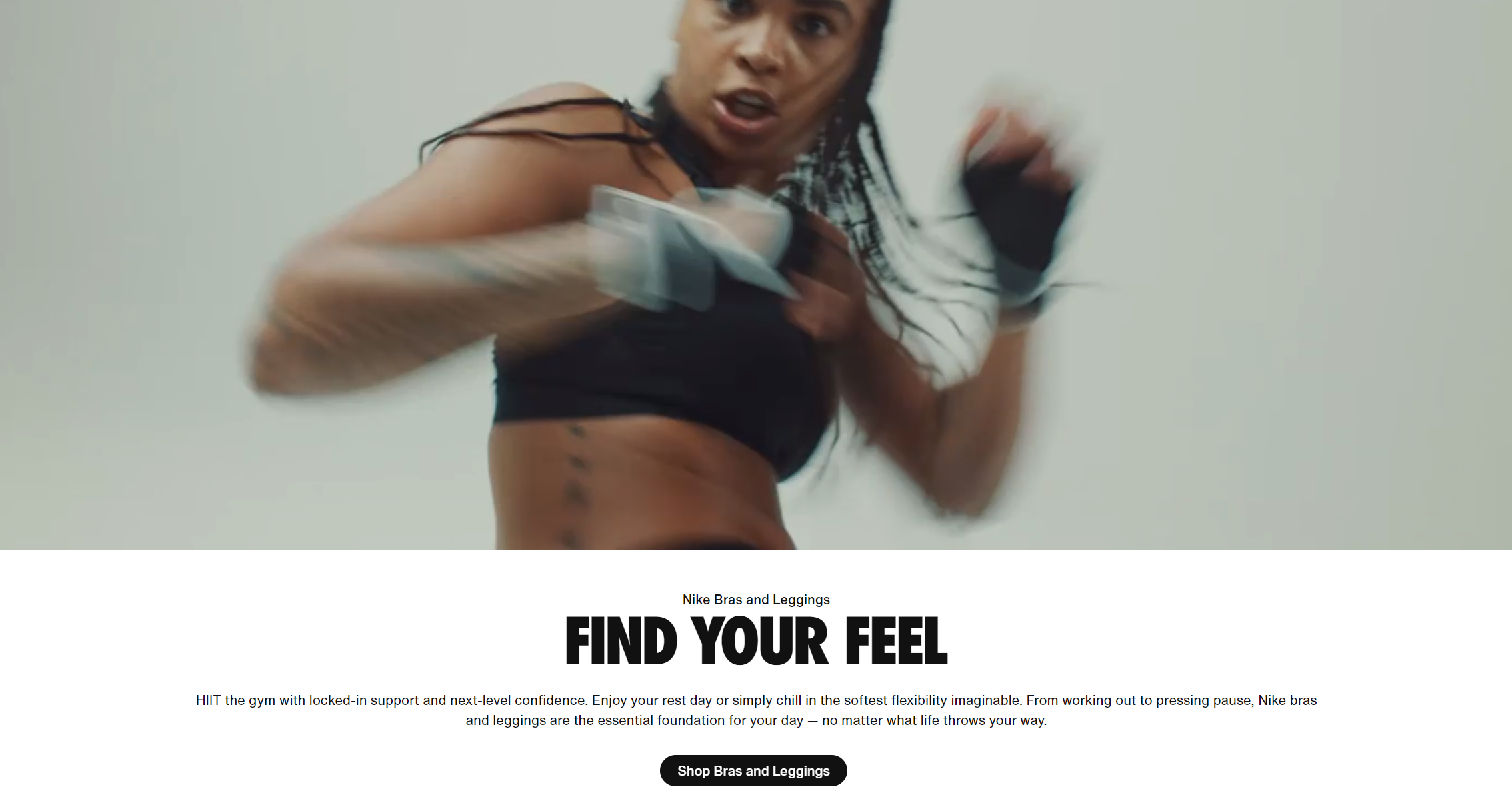 Nike already succesull with ecommerce design trends
